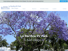 Tablet Screenshot of lapacificarvpark.com